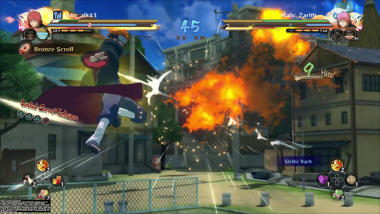 100 puppets jutsu actually hits for once