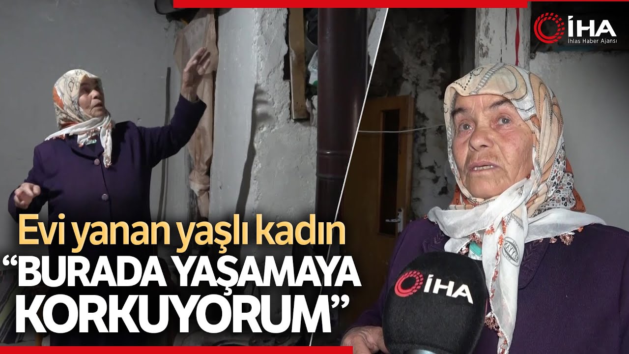 Yaşlı Kadın 3 Yıl Önce Yanan Evinin Onarılmasını İstiyor