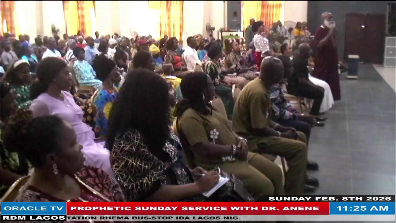 PROPHETIC SUNDAY SERVICE WITH DR. ANENE