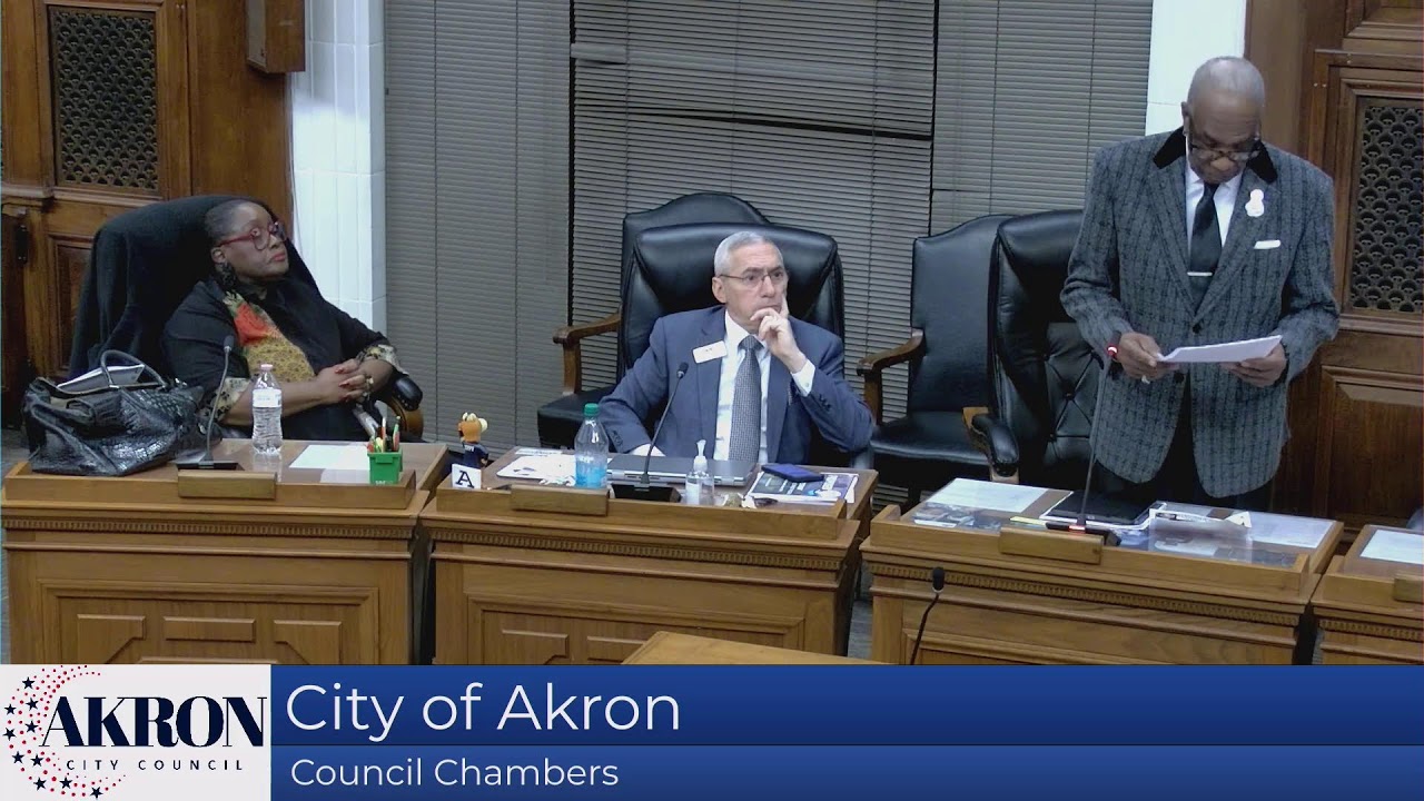 City of Akron Council Meeting - 1.5.2026 (Organizational Meeting & Regular Meeting)