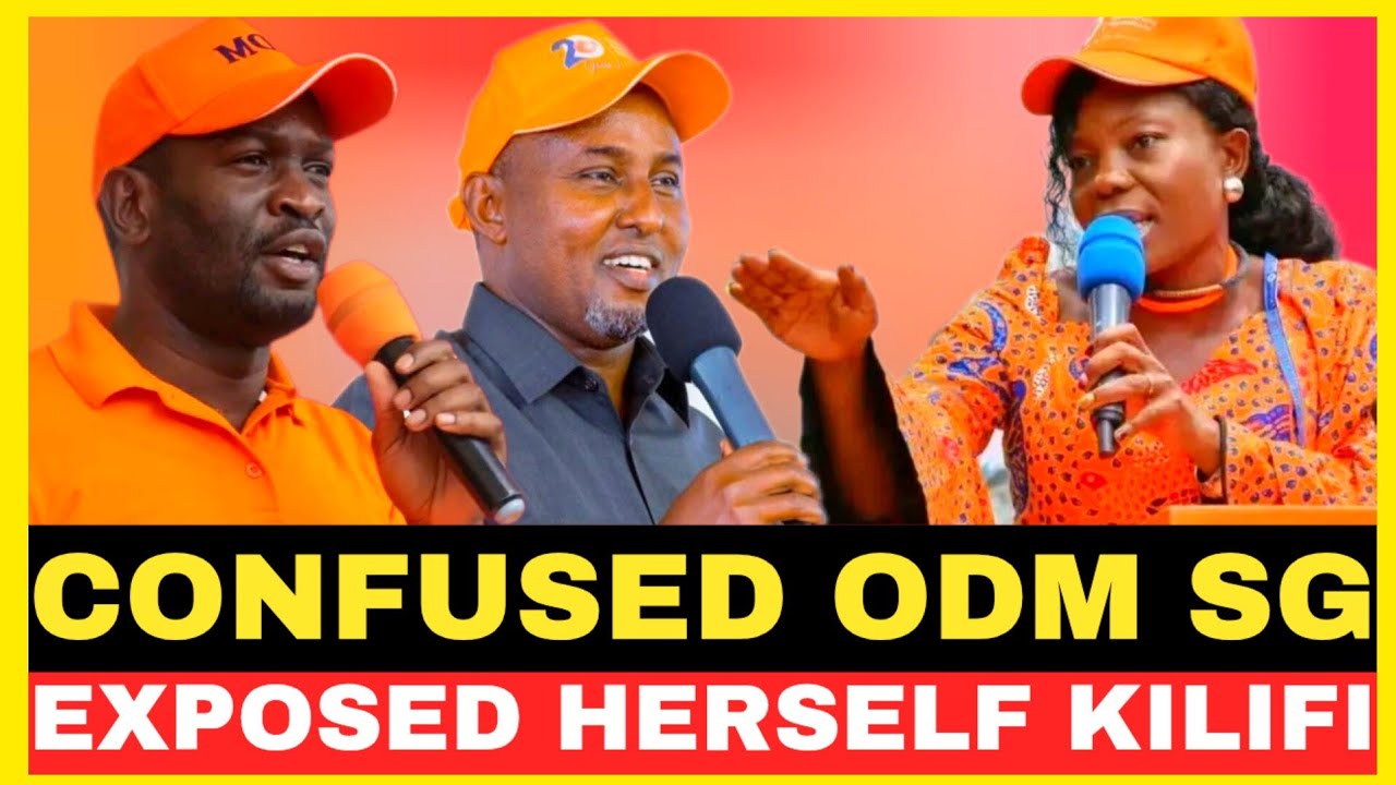 DRAMA!!SEE HOW CONFUSED ODM NEW SG WELCOMED  JUNET MUHAMMED