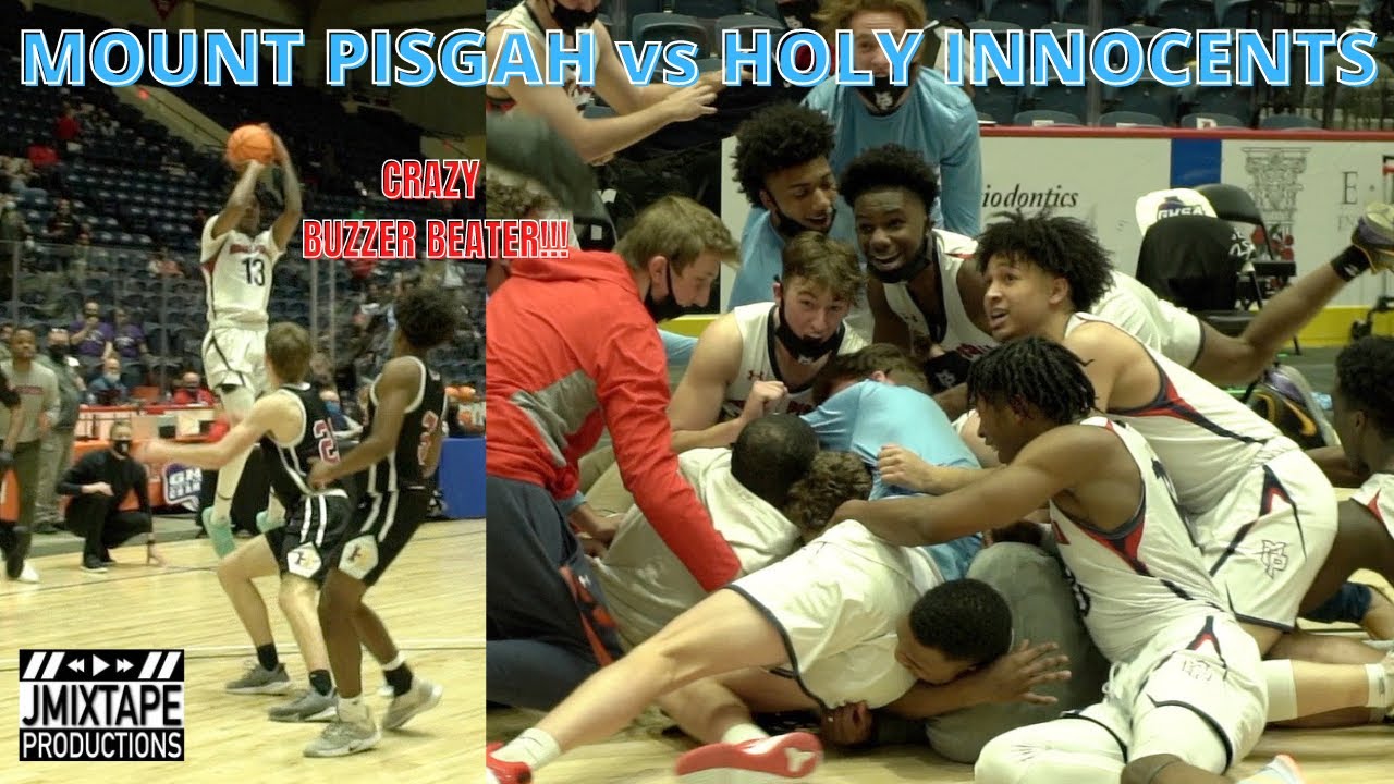 CRAZY BUZZER BEATER In State Championship Game!!! Mount Pisgah vs Holy Innocents Full Game Highlight