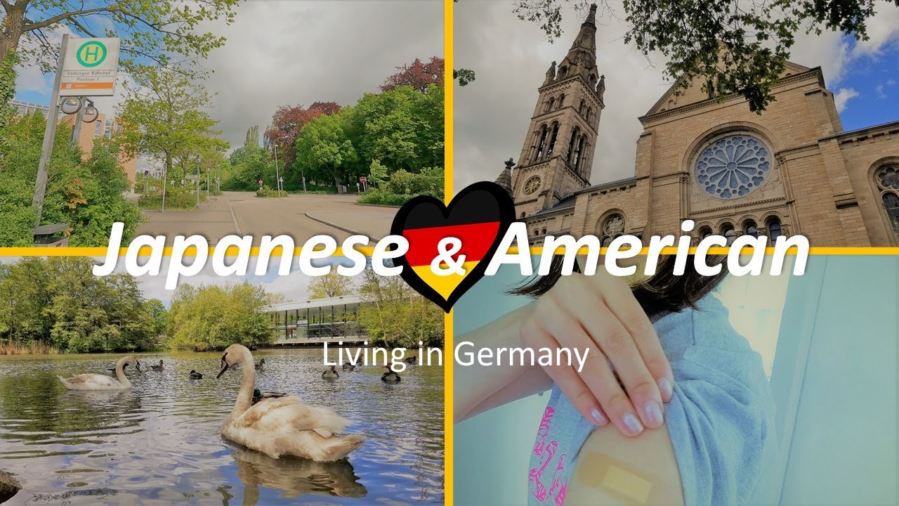 【Vaihingenドイツ】Covid Vaccination & Walking in Vaihingen Stuttgart/Japanese＆American Living in Germany