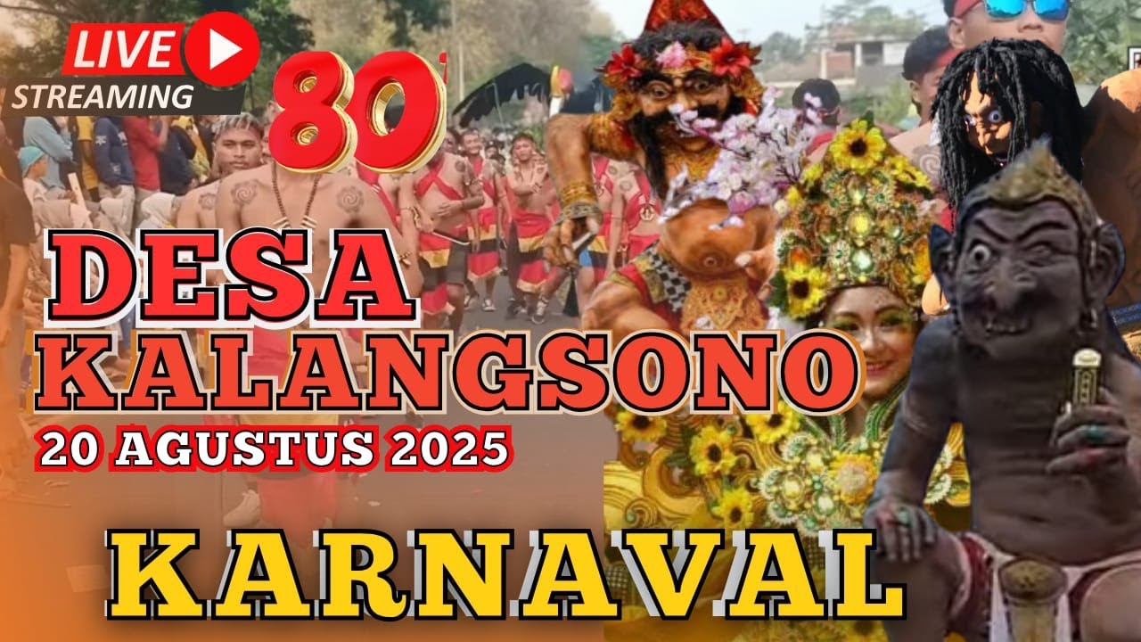 🔴 LIVE KARNAVAL DESA KALANGSONO | HUT RI KE-80 BANYUPUTIH MERIAH 🎉