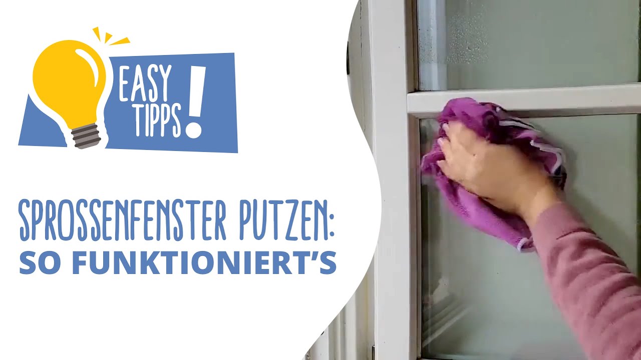 SPROSSENFENSTER PUTZEN - MIT EASYCLEAN GANZ EASY!
