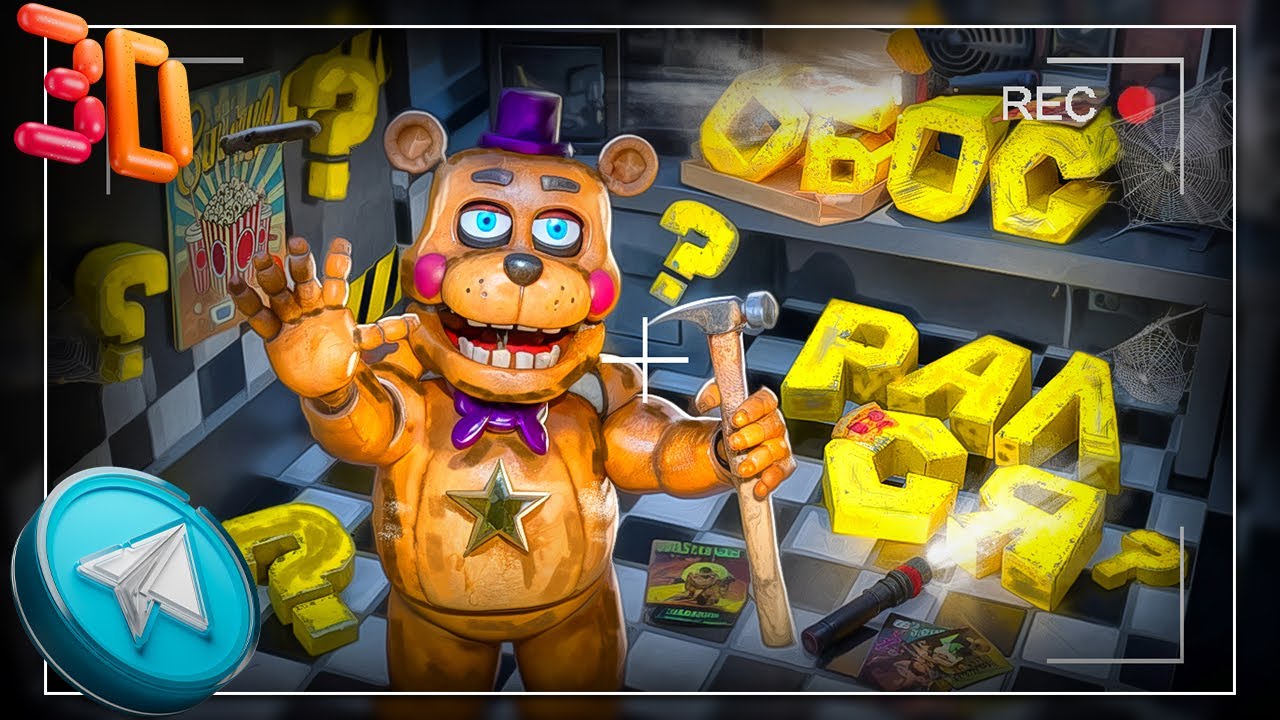 МАСТЕРИМ FNAF В PHOTOSHOP и BLENDER ЗА 1 час
