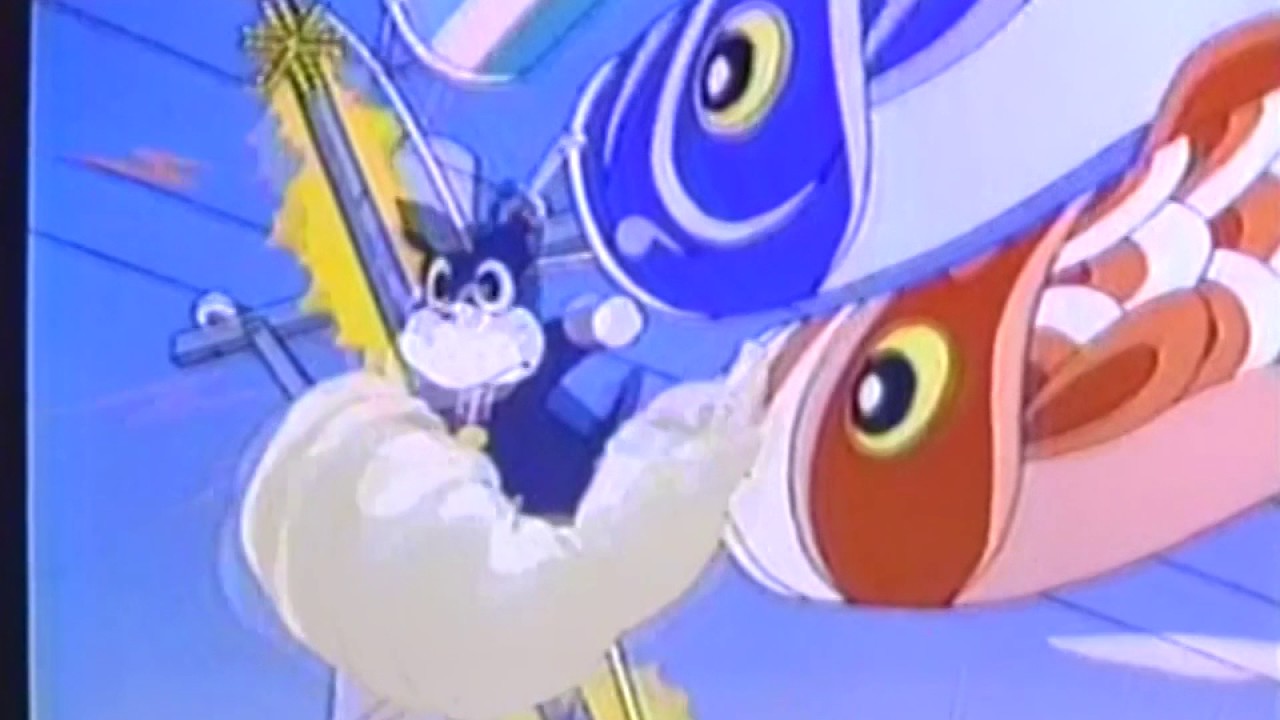 関西電力「こいのぼりをあげるときは電線に注意しましょう」 CM 【のらくろクン】 1989/04