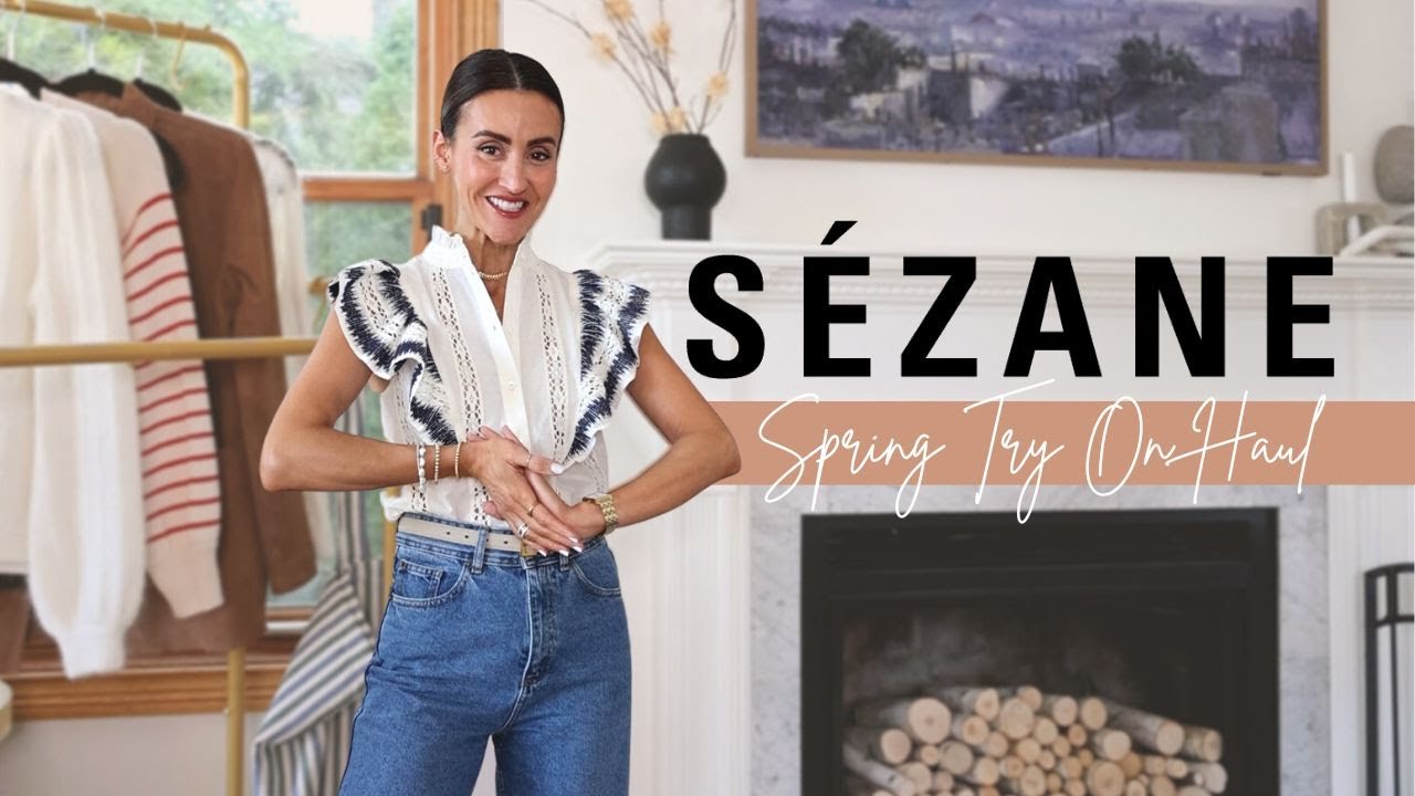 Sezane Try On Haul 2023 | Spring Capsule Wardrobe Ideas