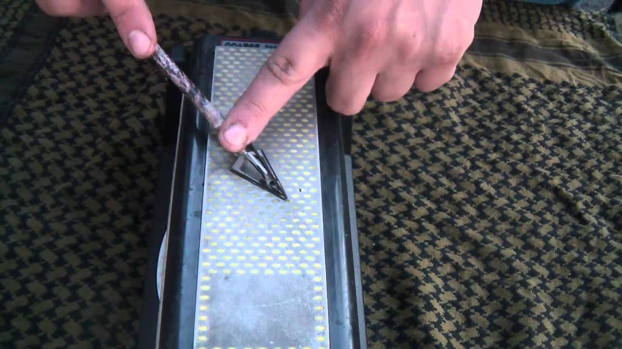 TGO How To Sharpen a 3-Blade Hunting Broad-Head!