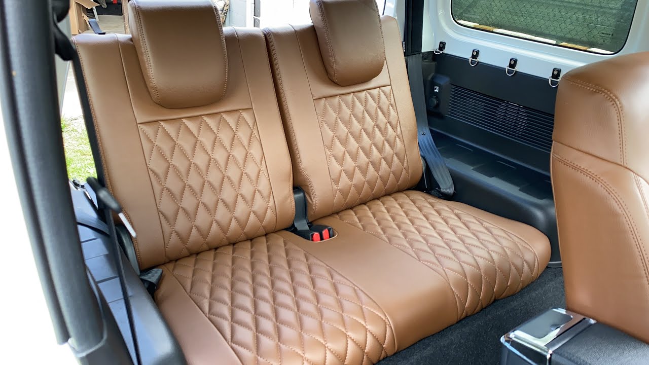 Suzuki Jimny jb74 鈴木ジムニー installazione coprisedili foderart part.1