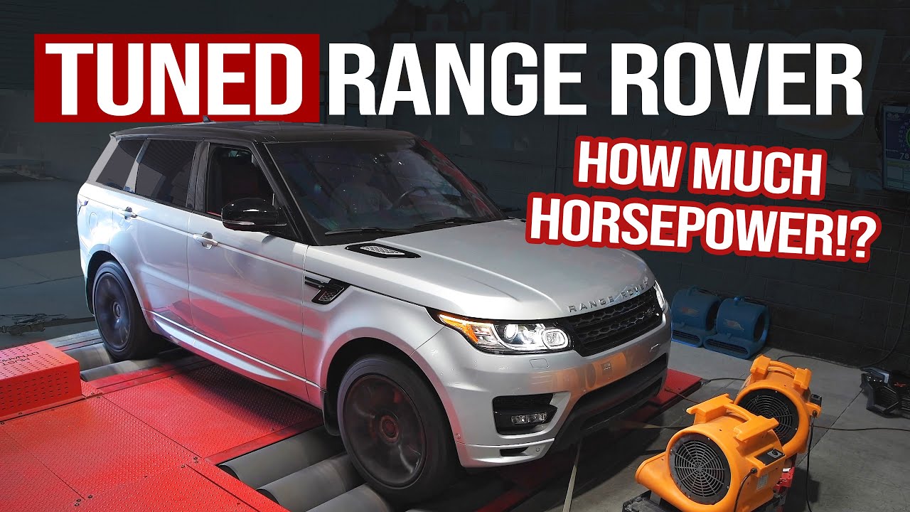 Tuned Range Rover Sport on the Dyno! How Much Horsepower to the Wheels?