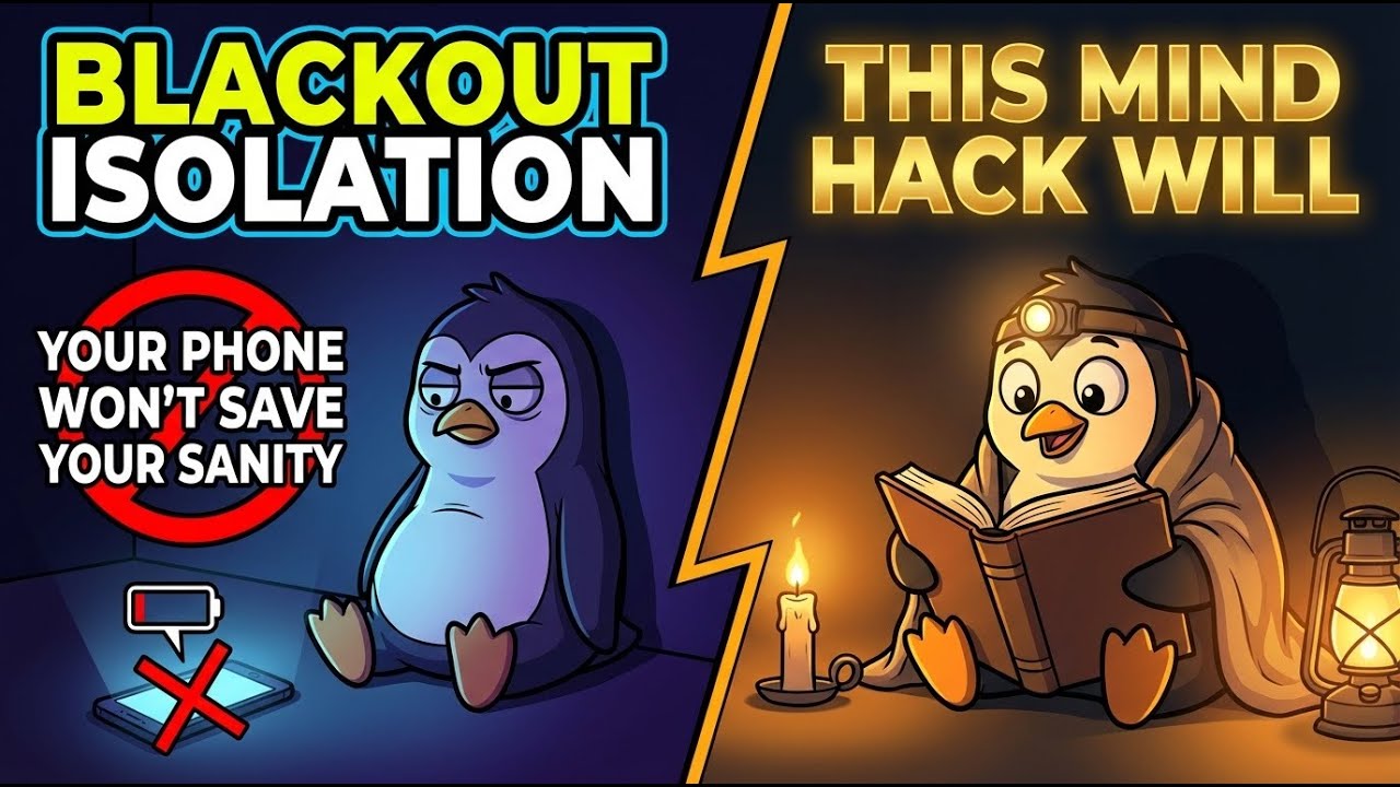 Blackout Isolation — Your Phone Won't Save Your Sanity, This Mind Hack Will