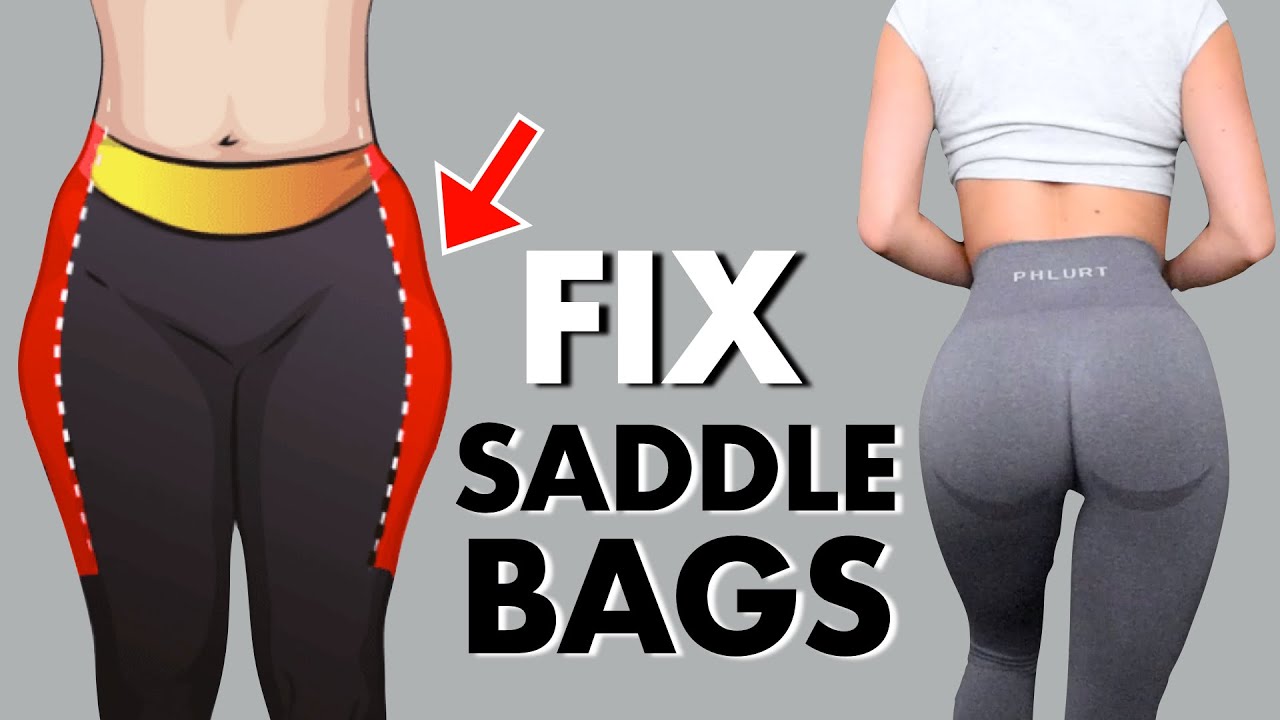 REDUCE YOUR SADDLEBAGS (FAST AND EASY RESULTS - 2 Week Workout Challenge) | Outer Thigh Fat