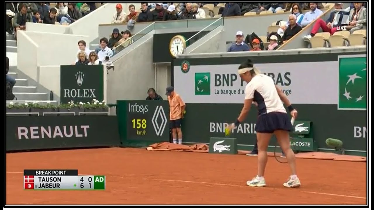 Ons Jabeur vs Tauson🎾كيف فازت أنس جابر في ثمن نهائي رولان غاروس لتواجه كوكو غوف  في الربع النهائي