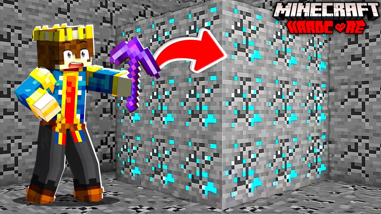 MINECRAFT BUT YOU CAN MINE A WHOLE CHUNK !!