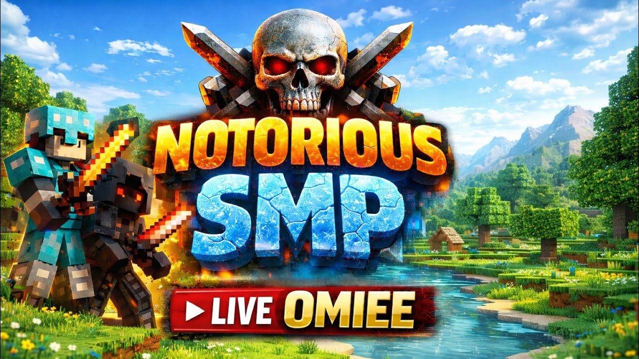 Day 2 of Notorious Smp 🔥|| Omiee is live! || Road to 2k subscribes 🔥.