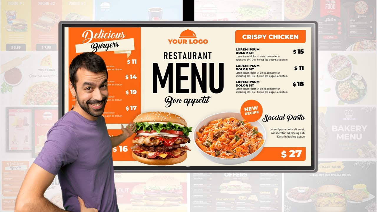 How to Create Animated Digital Menu Boards with PowerPoint