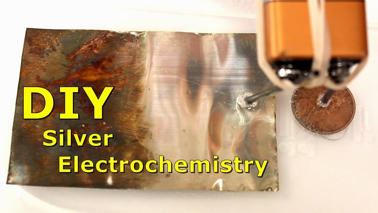 Silver Electrochemical Reaction With Copper (DIY Chemistry)