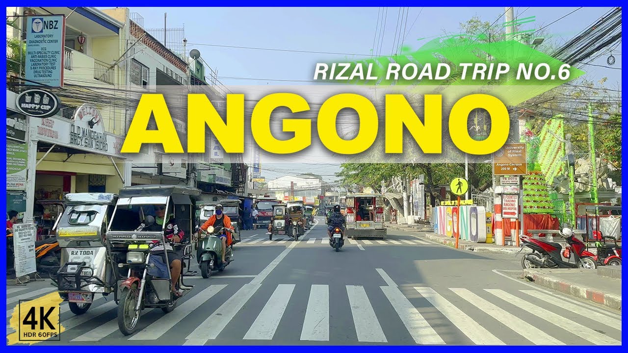 ANGONO Rizal Road Trip No 6 | The Art Capital of the Philippines | 4K HDR