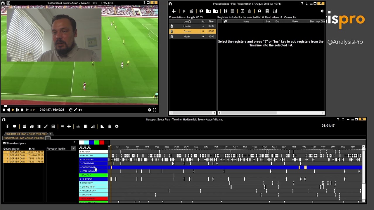 An effective Nacsport workflow - 'Talk to Brad' - Episode 1
