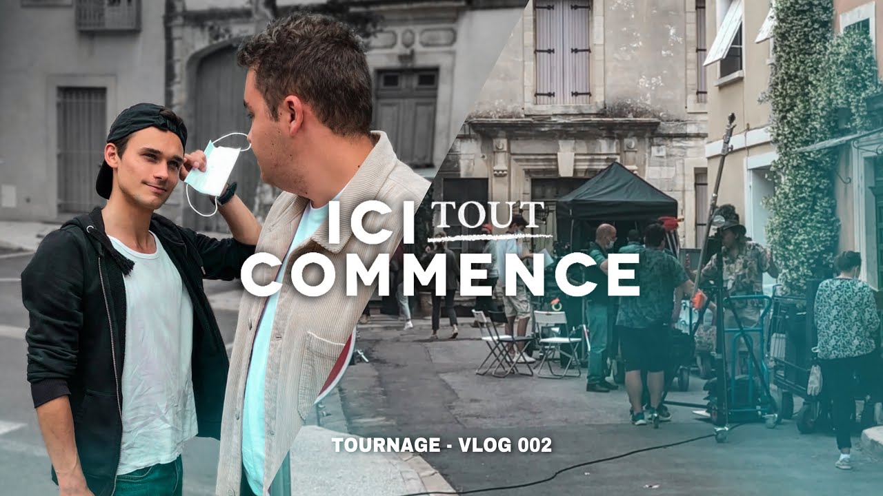sur le tournage d'ICI TOUT COMMENCE // YANN FL