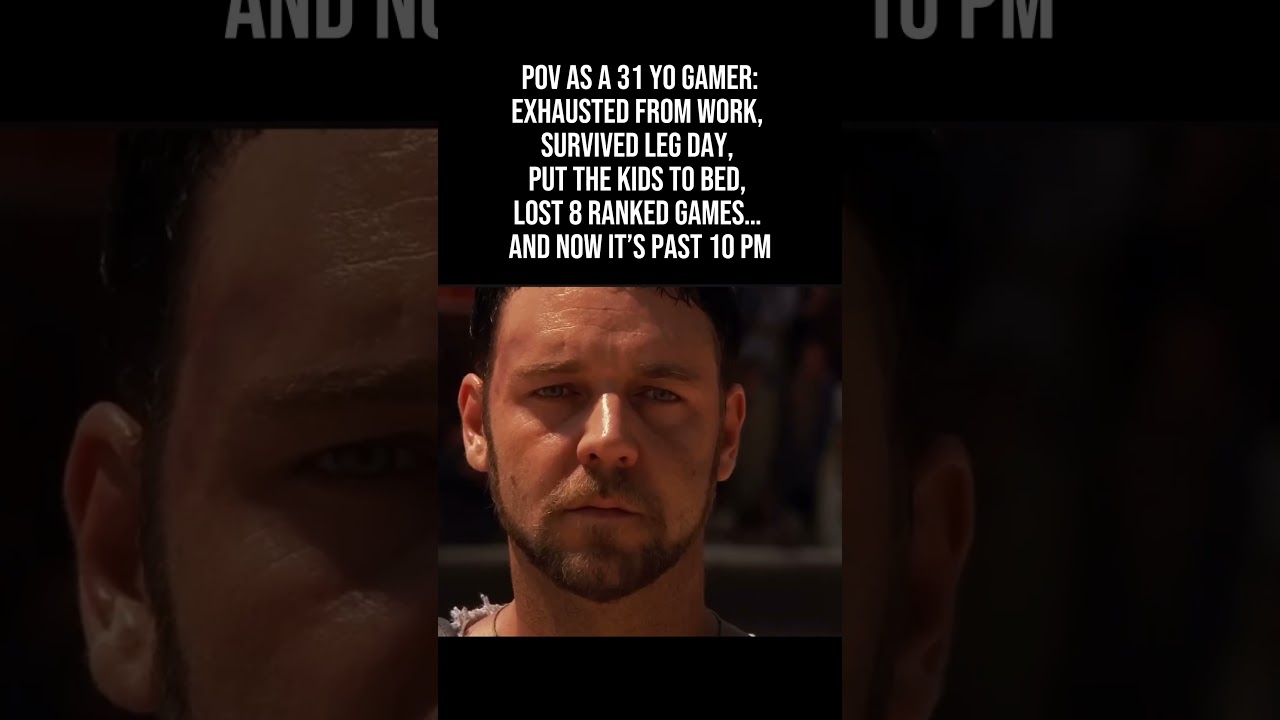 31 Year old Gamer #gaming #gamingmemes #pcgaming #playstation