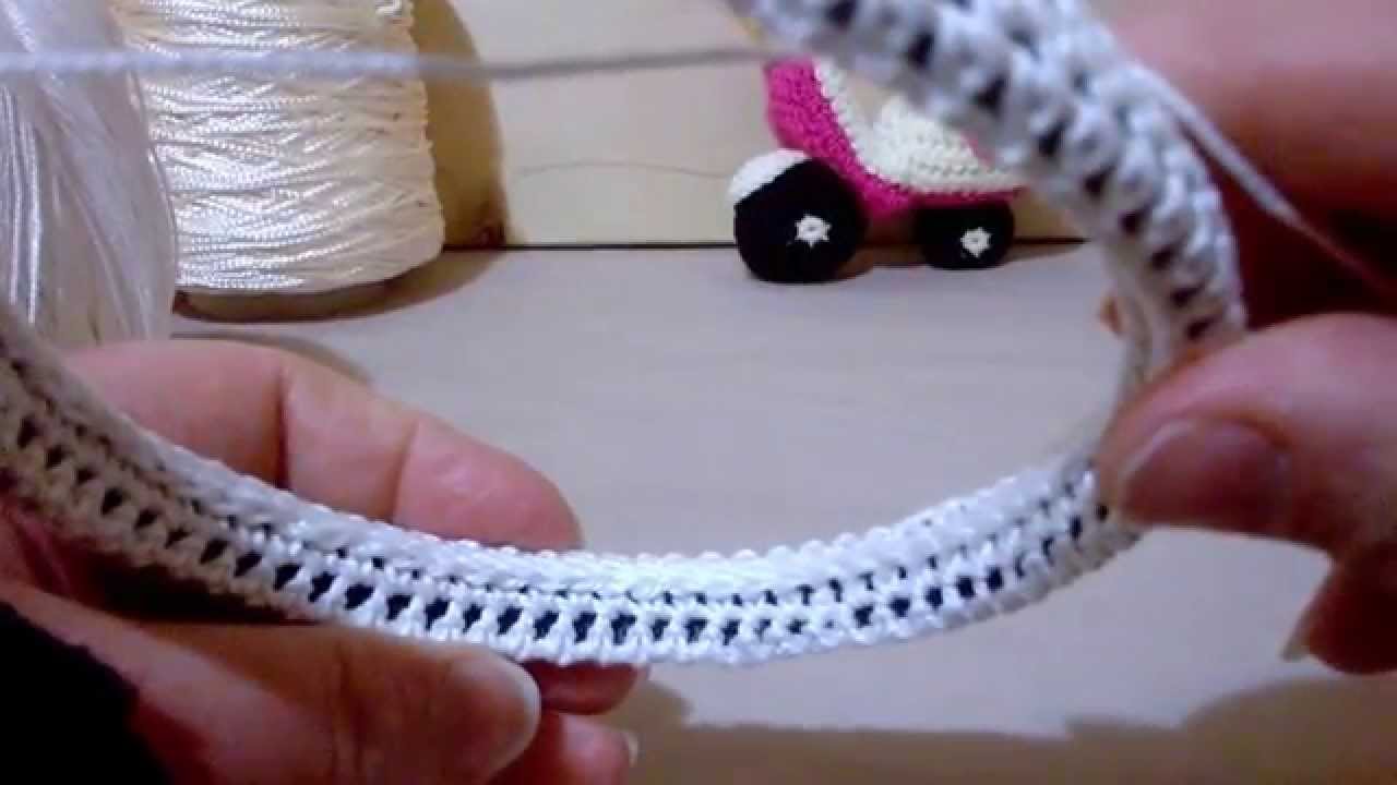 FERMACAPELLI RIVESTITO CON UNCINETTO,TUTORIAL CROCHET