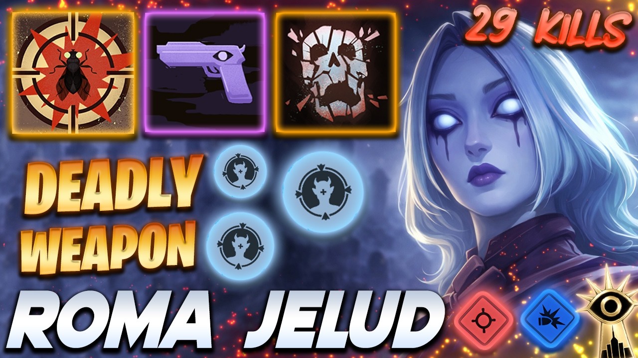 Roma Jelud Vindicta 29 KILLS DEADLY WEAPON - Deadlock Pro Gameplay & Guides [Watch & Learn]
