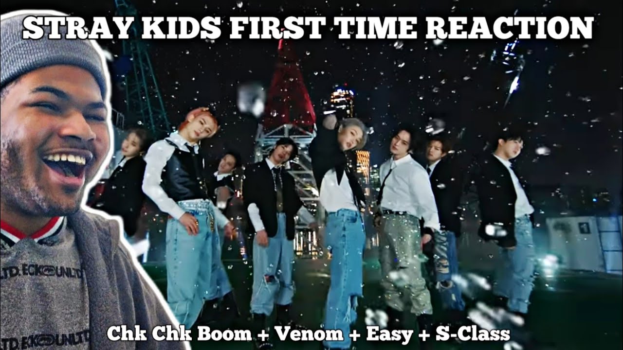NEW K-POP FAN REACTS TO MORE STRAY KIDS FOR THE FIRST TIME!! Chk Chk Boom + Venom + Easy + S-Class