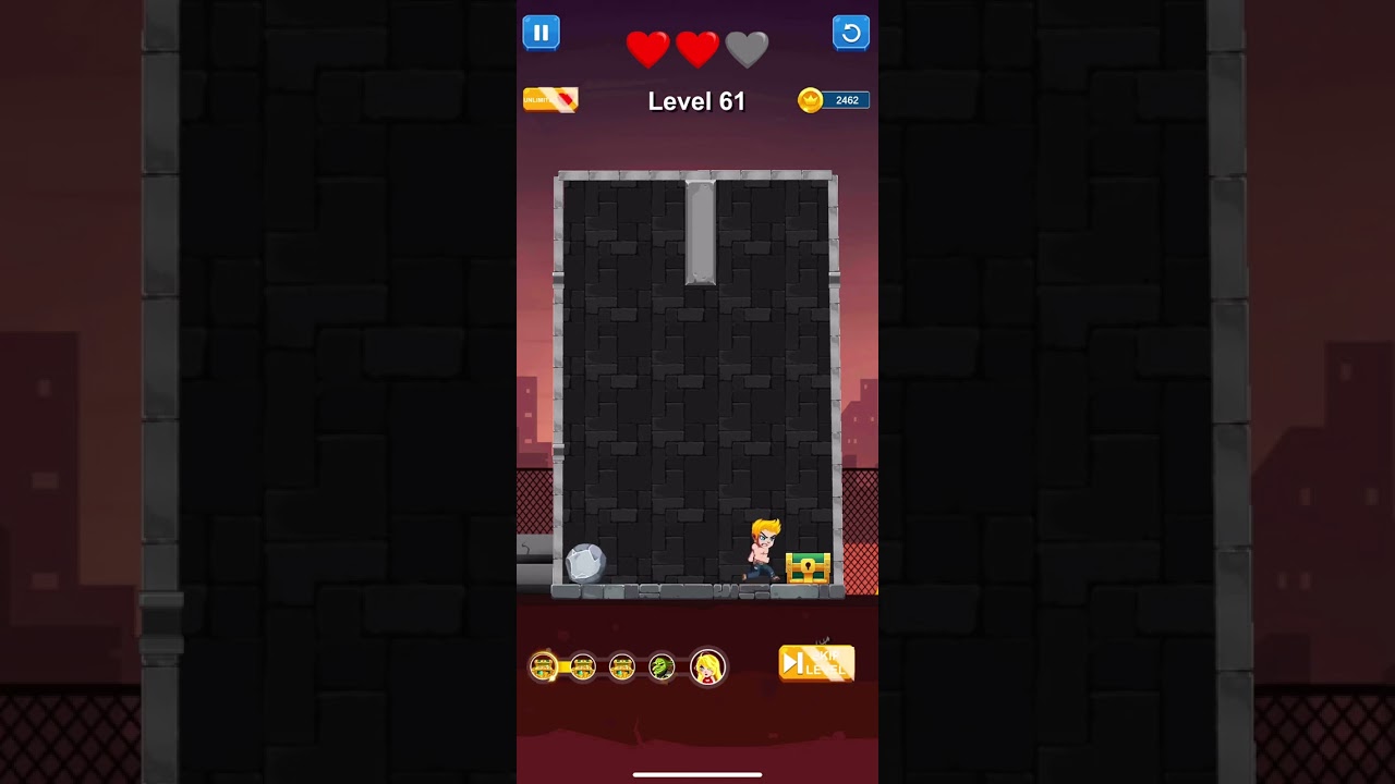 Hero Pull The Pin Level 61