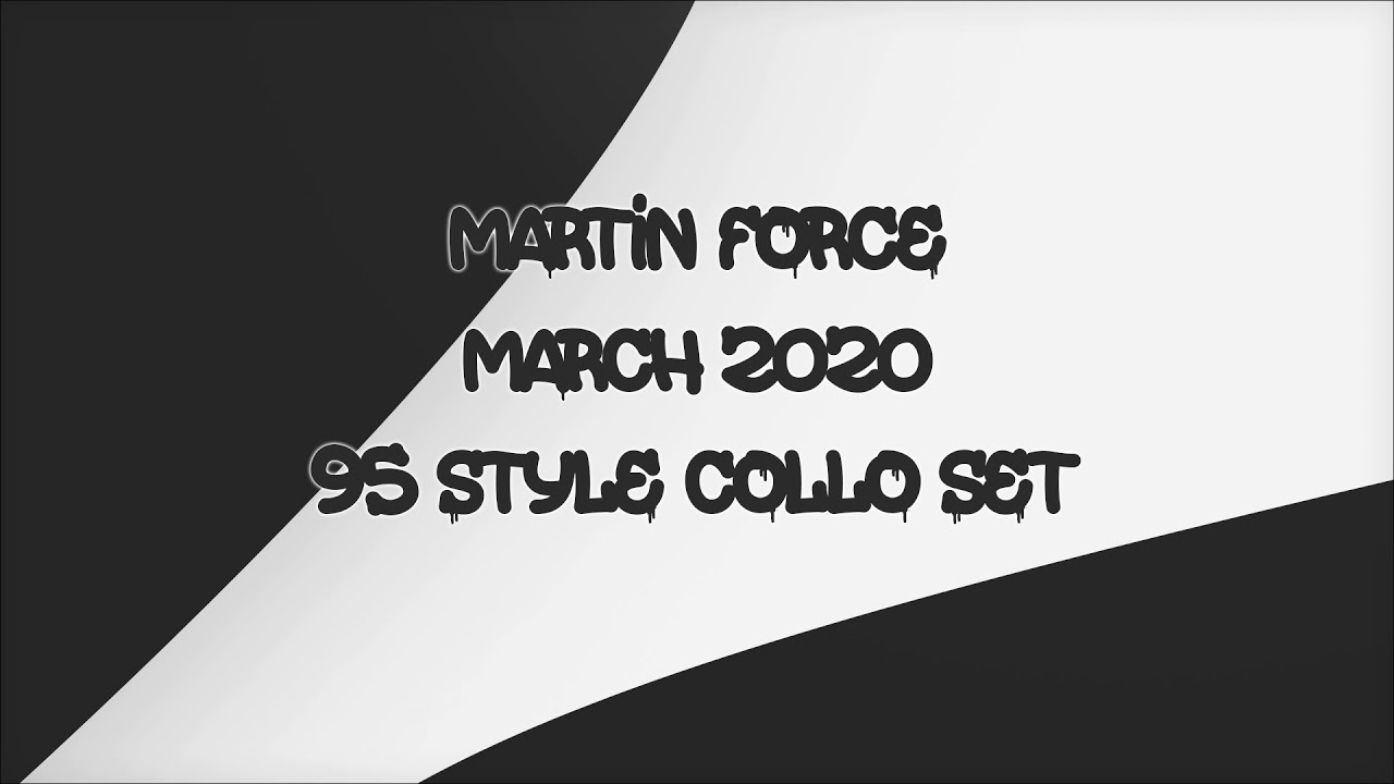 Dj Martin Force - March 2020 - 1995/96 Style Colosseum Set