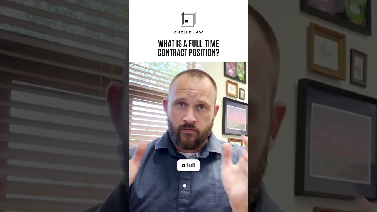 What is a Full Time Contract Position?