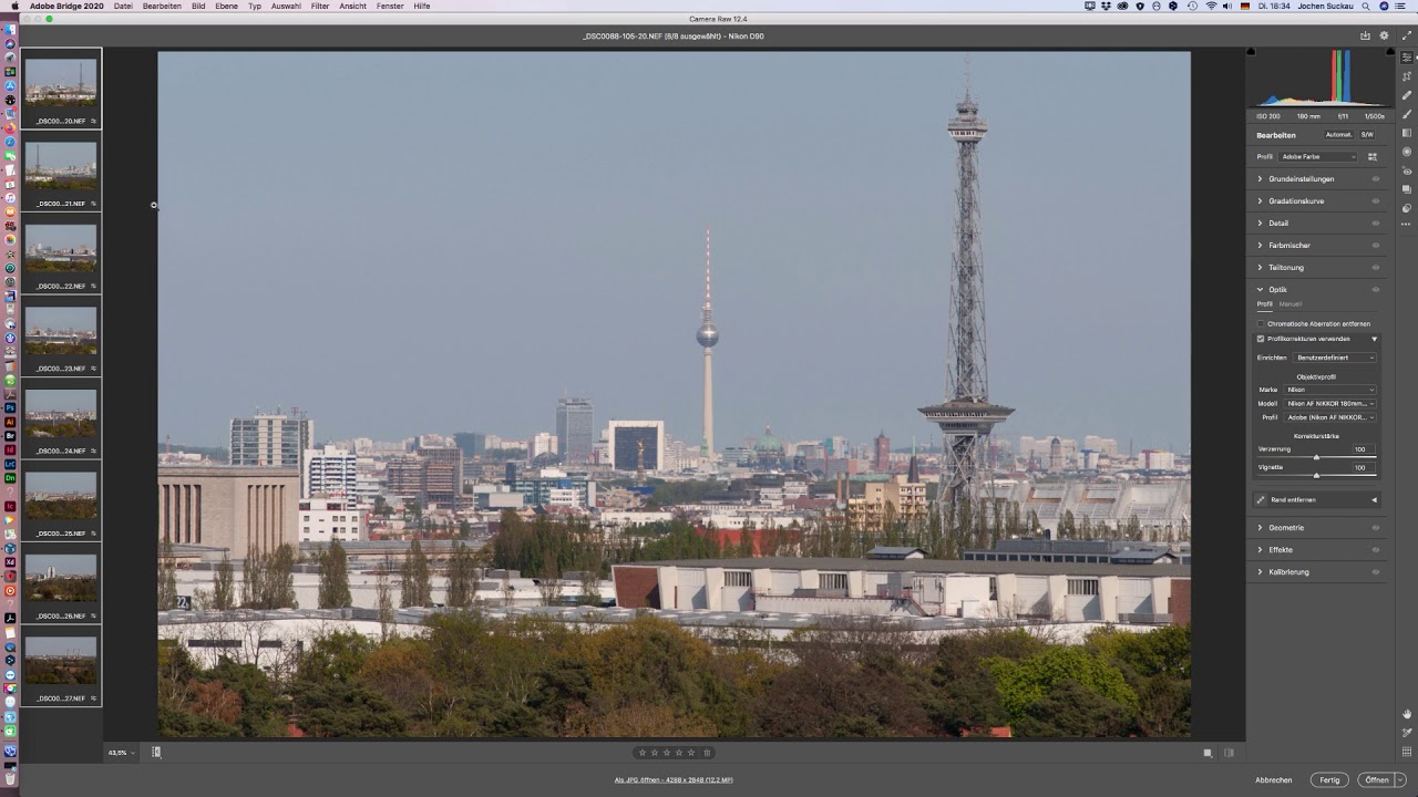 044 Adobe Camera Raw &ndash; Panorama erstellen