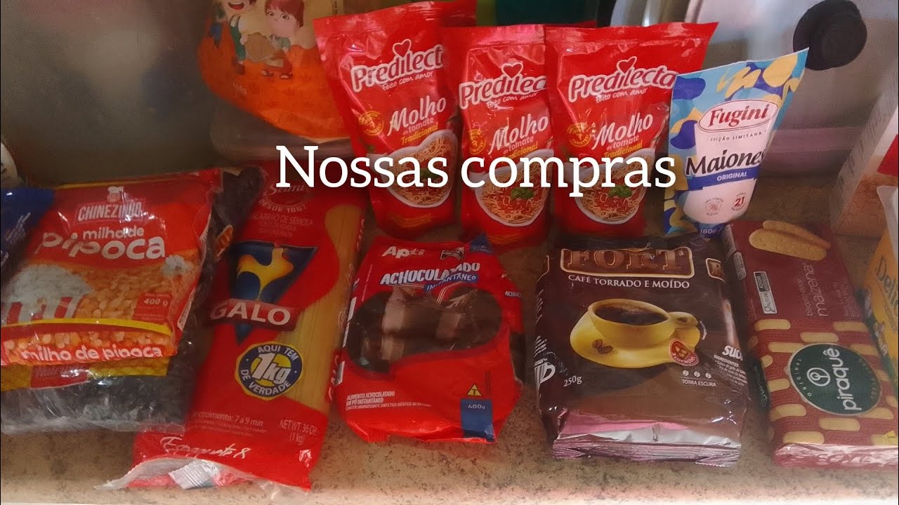 Mostrando as compras pra vocês 
