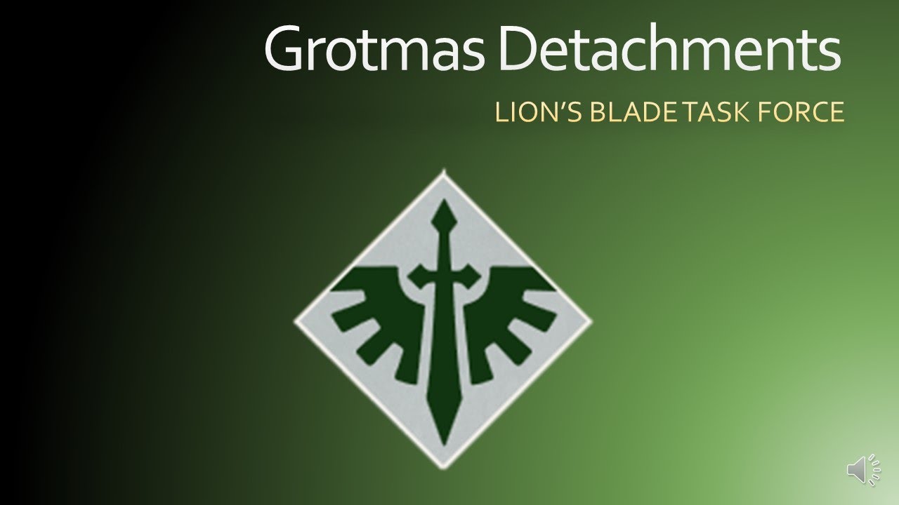 Osnowa Dark Angels Grotmas Detachments