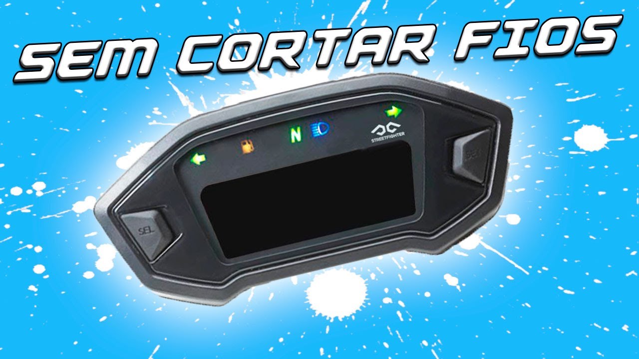 Painel universal sem cortar fios - Dicas importantes Streetfighter moto parts