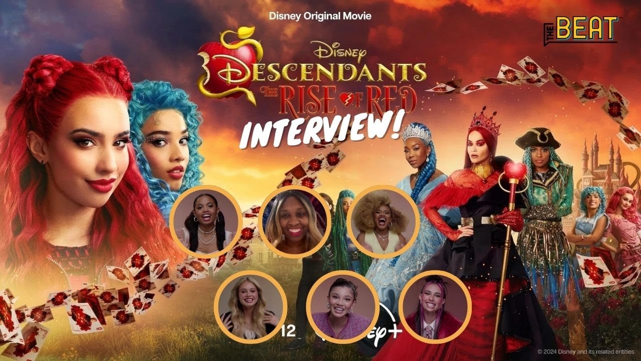 The Cast Of Disney's DESCENDANTS: THE RISE OF RED!