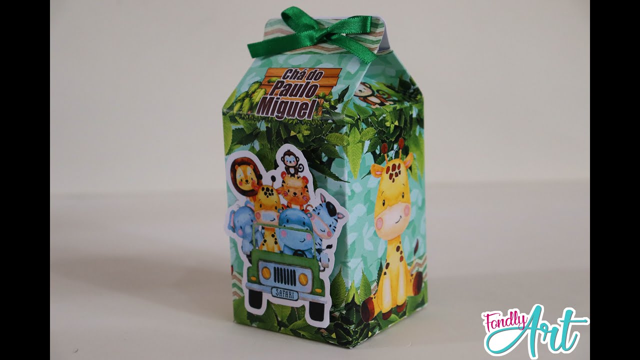 Caixa Milk - Como montar - Tutorial