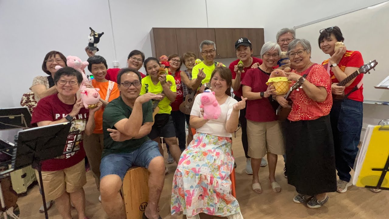 感恩有你們的 豆腐和豆干，Together have fun with ukulele .