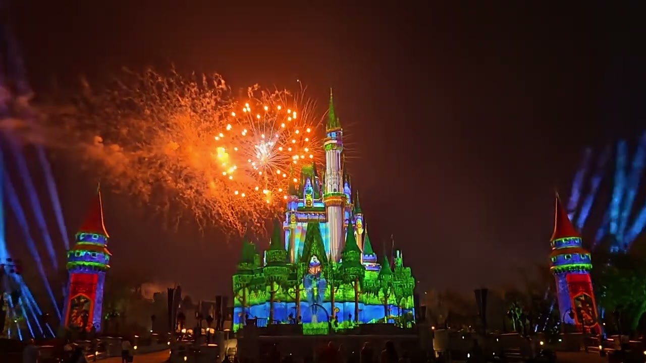 2026 Disney Enchantment Magic Kingdom Fireworks 4K