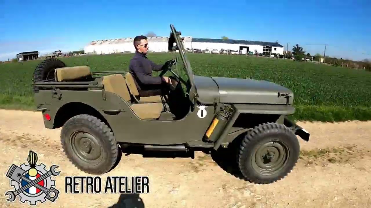 Retro-Atelier - Suite et fin de restauration Jeep Armée Française.