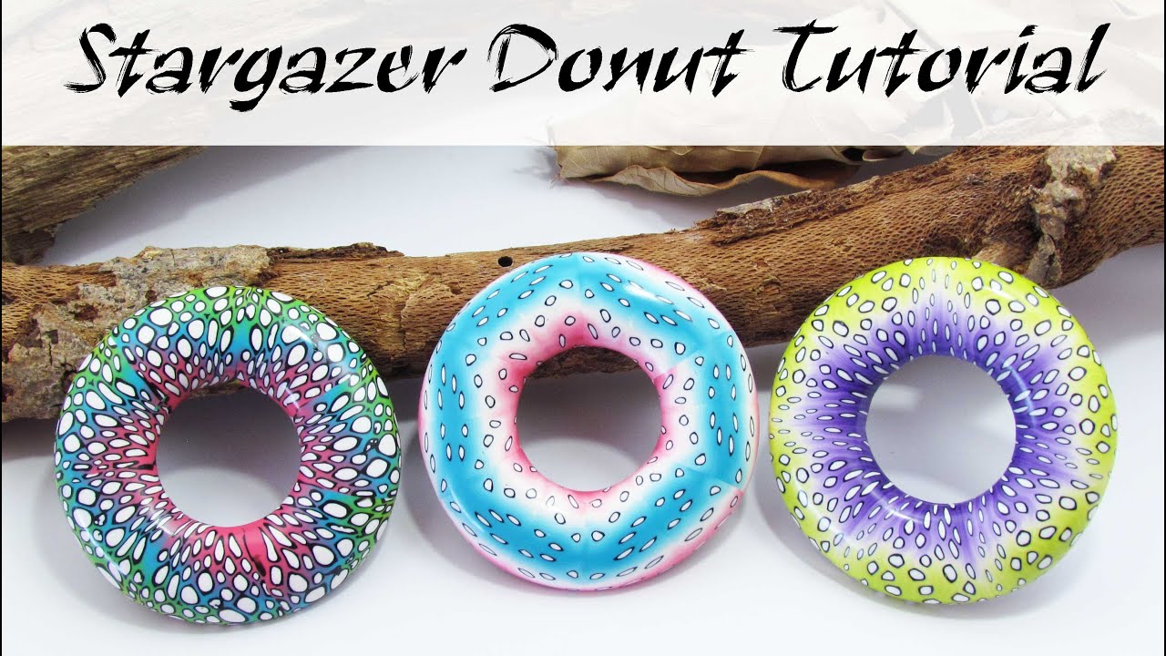 Polymer Clay Project: Stargazer Donut Tutorial