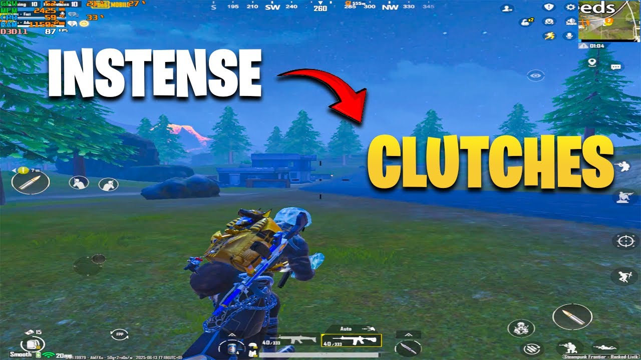 PUBG MOBILE EMULATOR CLUTCHES🔥 RYZEN 5 5600 | RX6600XT | GAMELOOP 64BIT GAMEPLAY
