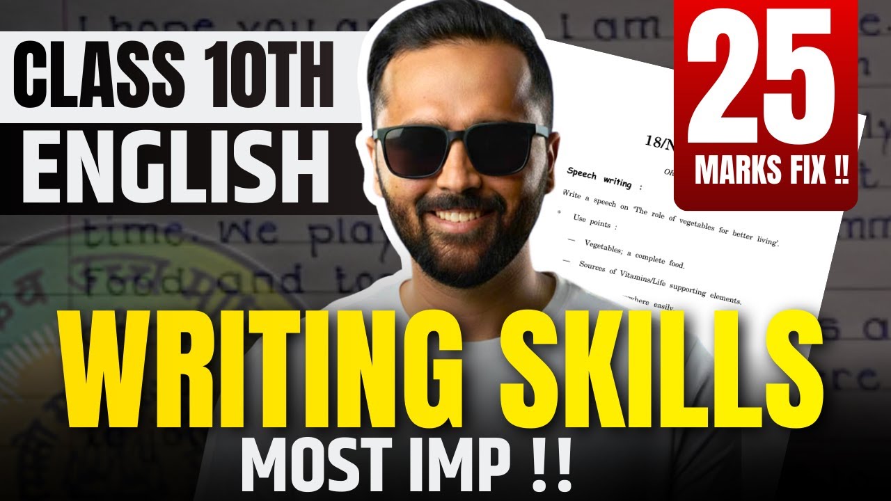 🔴LIVE | 10TH English Writing Skills | 25 Marks Confirm | ONESHOT | PRADEEP GIRI SIR