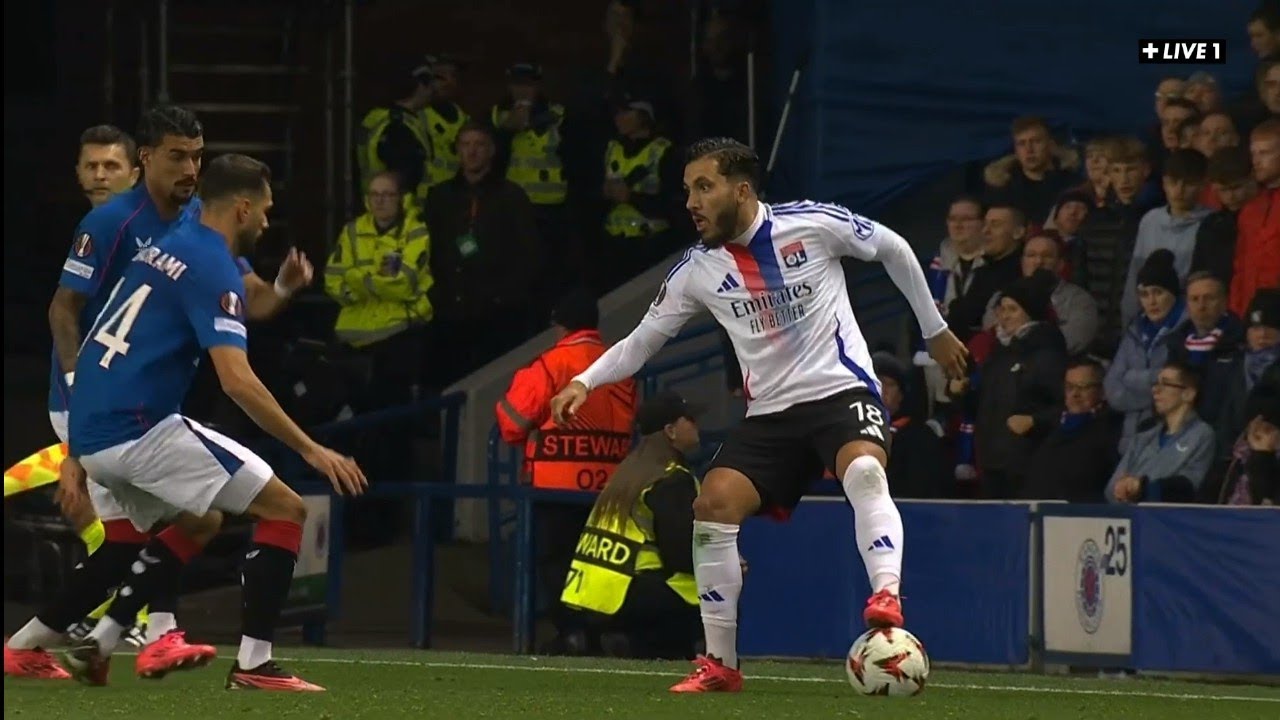Rayan Cherki  Vs  Rangers    03/10/24