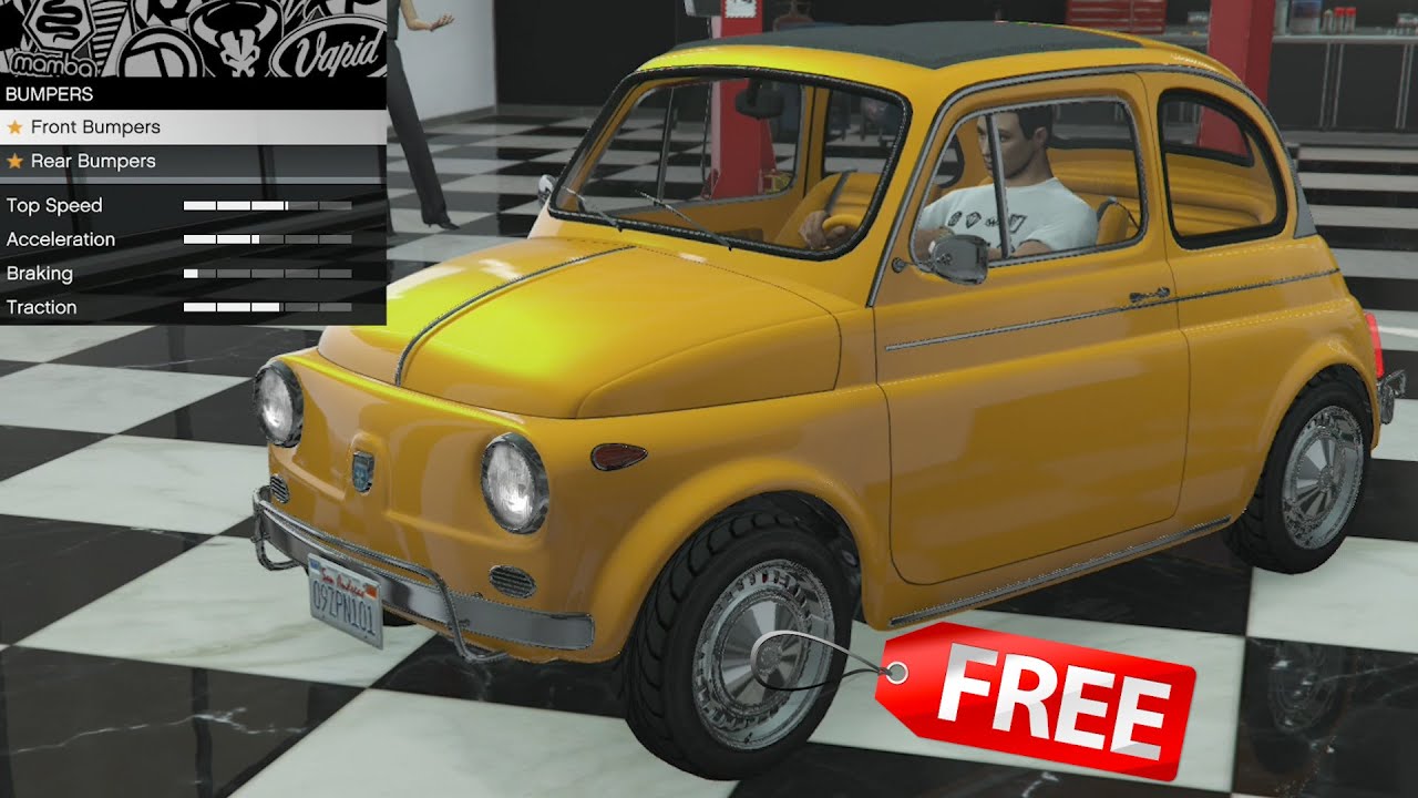GTA 5 - DLC Настройка транспортного средства - Grotti Brioso 300 (Fiat 500)