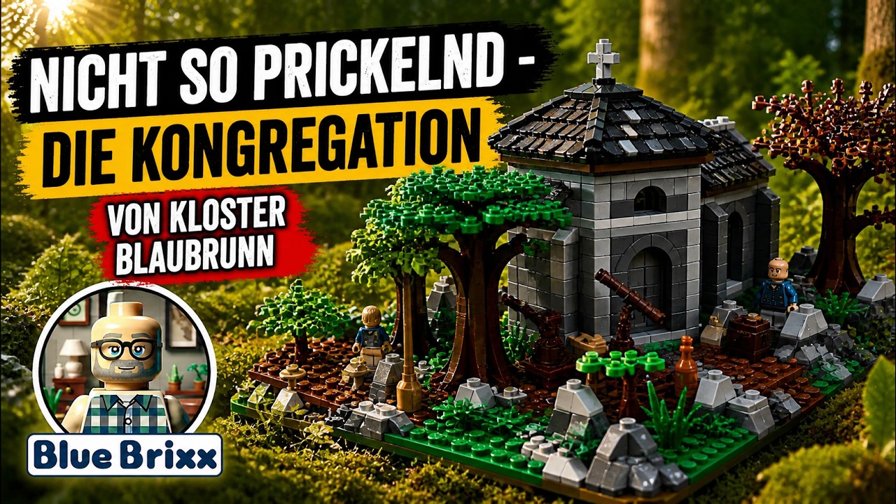 Nicht so prickelnd - BlueBrixx Pro 108662 Kloster Blaubrunn - Die Kongregation (Bauvideo)
