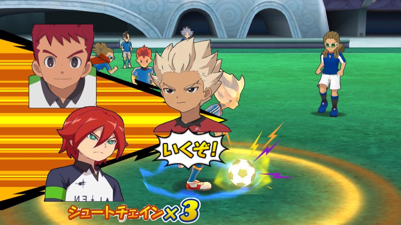 Inazuma Eleven Go Strikers 2013 Inazuma Japan Vs Inazuma Legend Japan  Wii  (Dolphin/Gameplay)