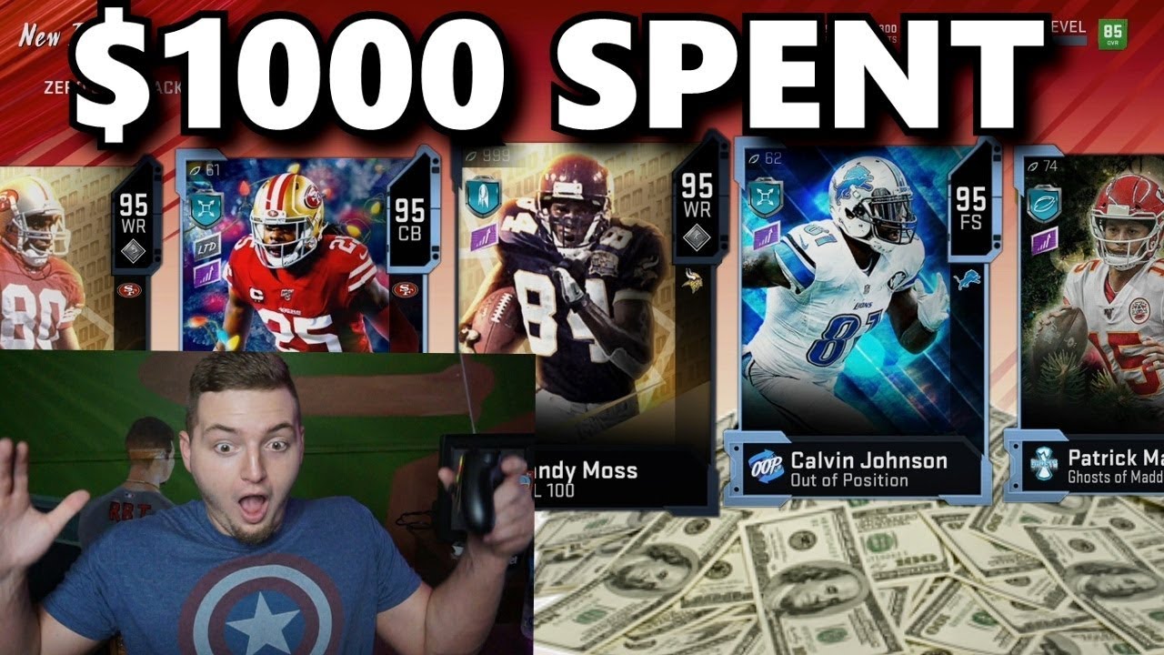 I spent $1000 on Madden 20 Packs & THIS is what I got...