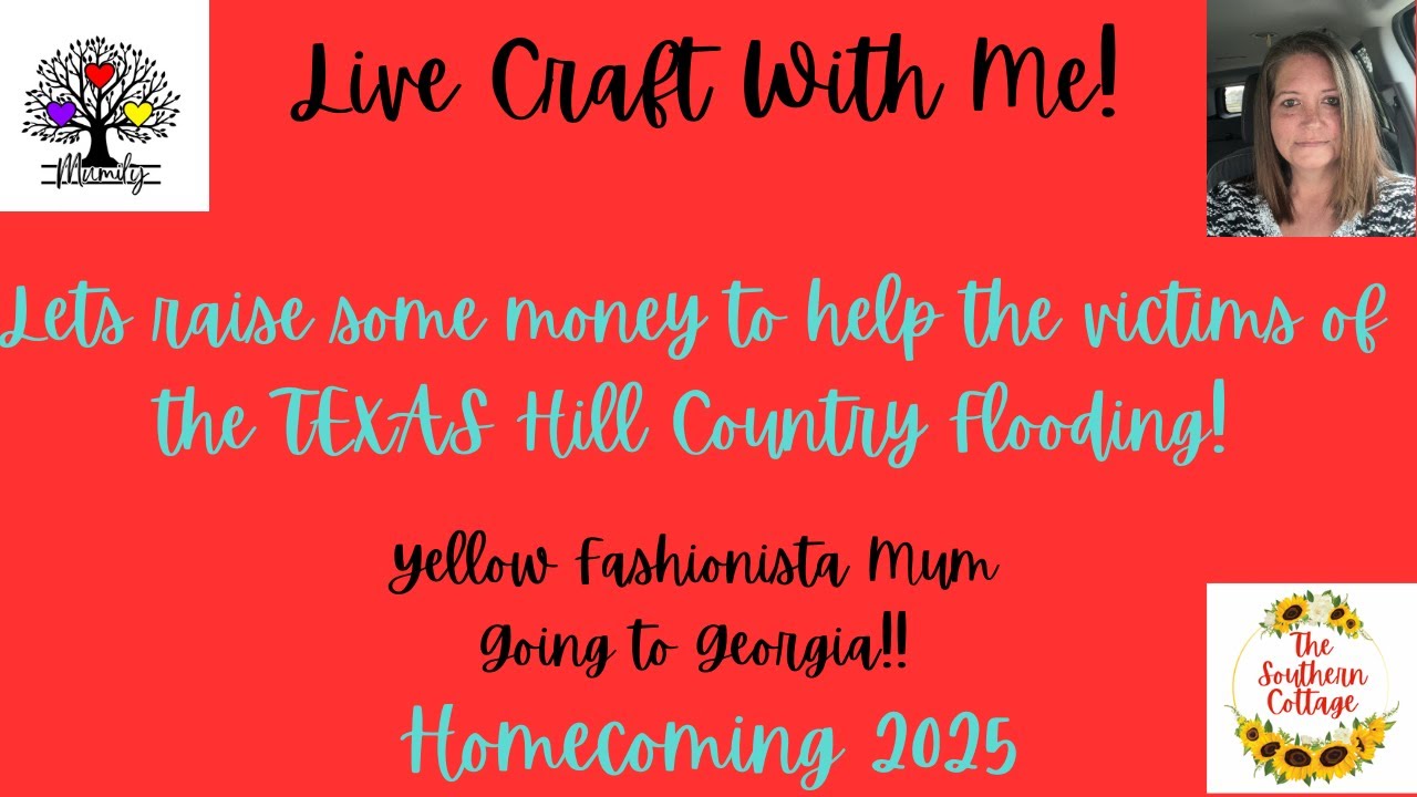 Lets craft and raise some money for the victims of the TEXAS Hill Country flooding! #wearemumily
